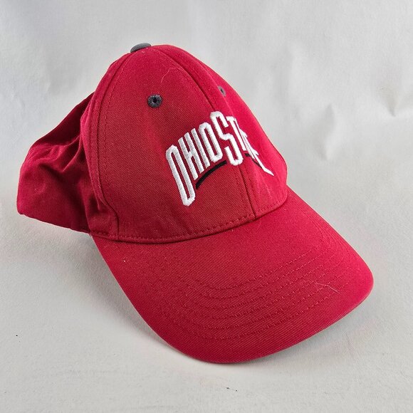 Captivating Headwear Other - Ohio State Buckeyes Hat Mens One Size Red Adjustable Cap Embroidered OSU Cotton